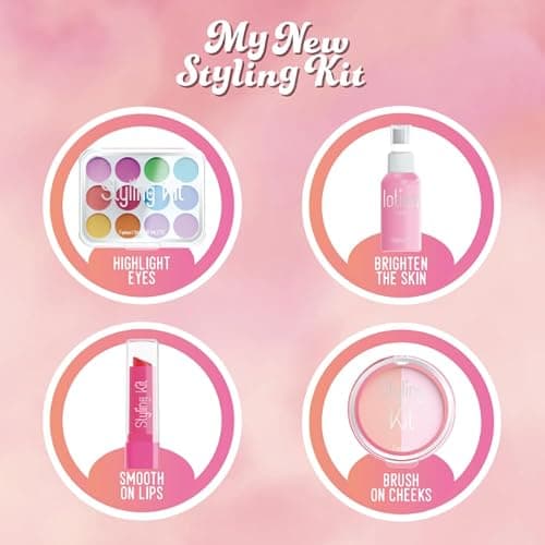 Kids Makeup Toy for Girls, Play Makeup Kit, Pretend Makeup for Toddles, Make Up Toy for Grils 3 4 5 6 7 8, Little Girls Makeup Toy Washable Cosmetic Set, Birthday for Girl thumbnail 7