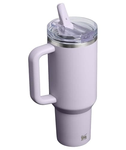 STANLEY Quencher ProTour Flip Straw Tumbler with Leakproof Lid 40 oz | Built-In Straw & Handle | Cupholder Compatible for Travel | Insulated Stainless Steel Cup | BPA-Free | Purple Dust thumbnail 4
