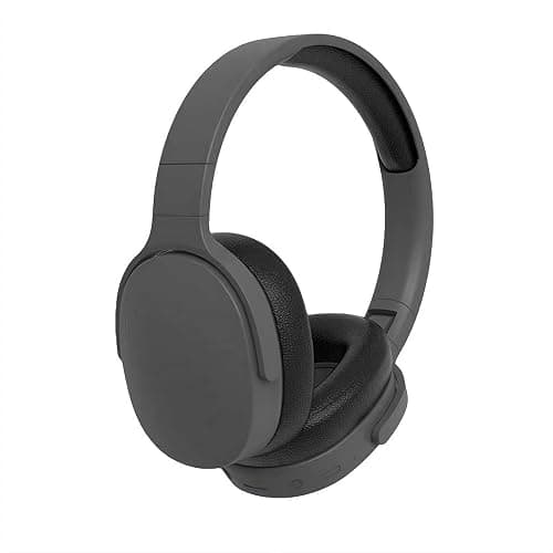 Casque Bluetooth supra-auriculaire, 6 heures d'autonomie de lecture, écouteurs confortables avec basses lourdes, son HD, casque antibruit, qualité d'appel clair et port de type C, pour voyage, travail - Image 1