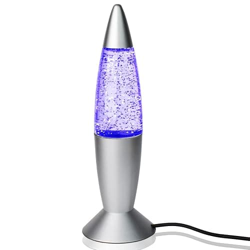 Cdycam Glitter Lamp LED Vintage Mini 7.28'' Night Light Lamp with USB Multi Color Changing Rocket Light for Kids Boys Girls Adult Bedroom (Light with Charging Plug) thumbnail 9