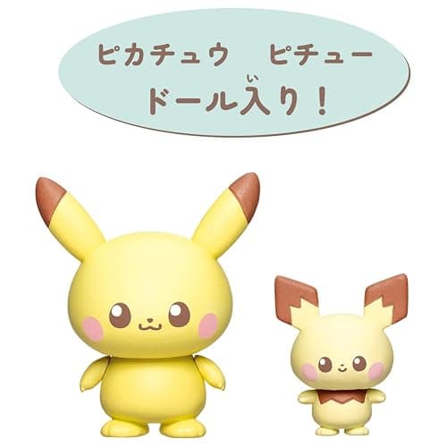Takara Tomy Pokemon Poke Peace House Living Pikachu & Pichu thumbnail 4