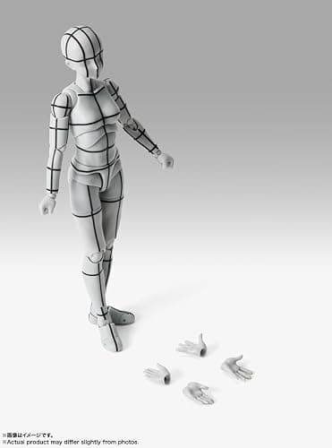 TAMASHII NATIONS - Body-Kun/Body-Chan - Body Chan -Sports- Edition-Wire Frame- (Gray Color ver.), Bandai Spirits S.H.Figuarts Action Figure thumbnail 2
