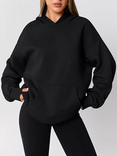 AUTOMET Womens Oversized Hoodies Fall Fashion Sweatshirts | Comfort Wear, Oversized Fit Soft Fleece Pullover, Perfect For Trendy Streetwear, College Outfits, And Daily Home Wear thumbnail 2