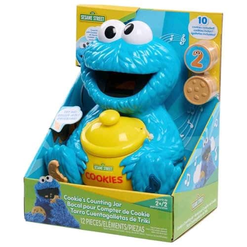 Sesame Street Cookie's Counting Jar, 12-Pieces, 20+ Phrases and Sounds, Learning and Education, Kids Toys for Ages 2 Up by Just Play thumbnail 2