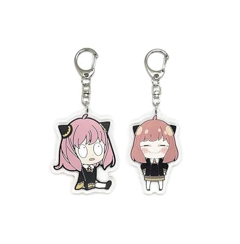 EBTY DREAMS Inc. - Set of 2 Spy Family Acrylic Keychain Anya Forger v1 - Image 1