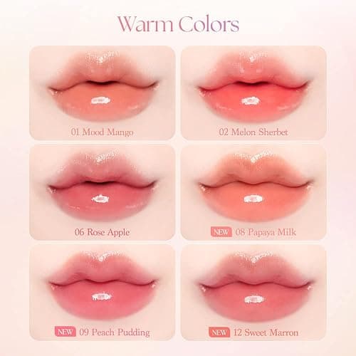 dasique Juicy Dewy Tint (08 Papaya Milk) 0.12 oz | Light Application with moisture | Long Lasting & wearing Glossy Lip Stain, Non-sticky | Vegan, Cruelty-free | Korean makeup | stocking stuffers thumbnail 7