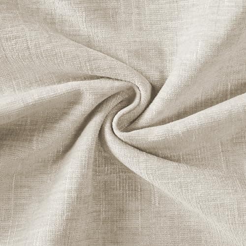Ohocut Scalloped Pillow Cover Pack of 2 Spring Chenille Decorative Throw Pillow Covers Cute Boho Couch Pillow Covers Aesthetic Funky Preppy Pillow Cases for Sofa Living Room (Cream White, 18x18 Inch) thumbnail 3