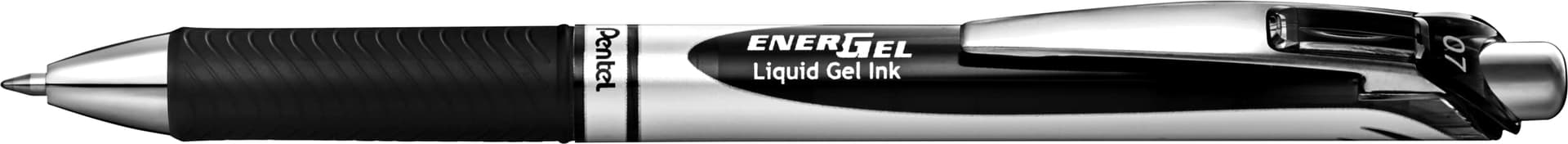 Pentel EnerGel XM BL77 Gelschreiber mit Druckmechanik, schwarz (1 Stück) - Image 1