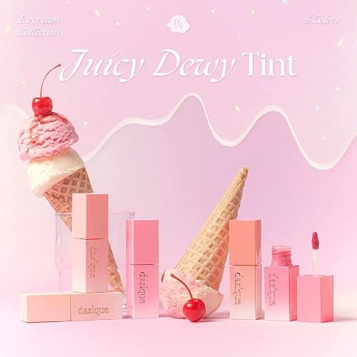 dasique Juicy Dewy Tint (08 Papaya Milk) 0.12 oz | Light Application with moisture | Long Lasting & wearing Glossy Lip Stain, Non-sticky | Vegan, Cruelty-free | Korean makeup | stocking stuffers thumbnail 2