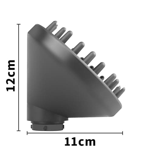 BVACUMHEAD Upgraded Diffuser Attachment for Dyson Airwrap Styler - Converts to Hair Dryer Diffuser Nozzle, 973365-01, Grey thumbnail 7