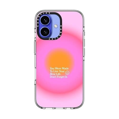 CASETiFY Clear iPhone 16 Case [Not Yellowing / 6.6 ft. 3X Military Grade Drop Protection/Magsafe] - Made to Live Your Best Life - Clear thumbnail 3