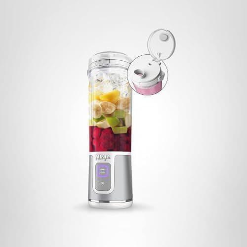 Ninja BC151WH Blast Portable Blender, Cordless, 18oz. Vessel, Personal Blender-for Shakes & Smoothies, BPA Free, Leakproof-Lid & Sip Spout, USB-C Rechargeable, Dishwasher Safe Parts, White thumbnail 14