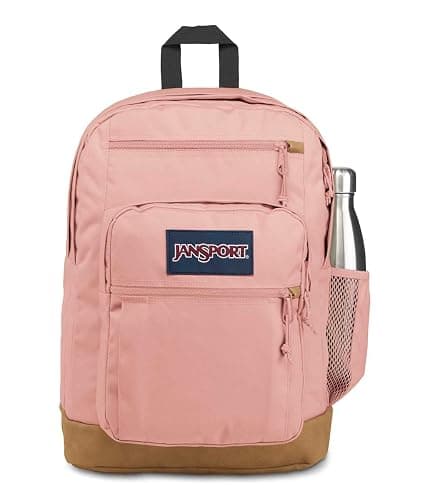JanSport Cool Backpack, with 15-inch Laptop Sleeve - Large Computer Bag Rucksack with 2 Compartments, Ergonomic Straps, Misty Rose - Image 1
