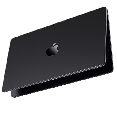 Soonjet for MacBook Air 15 inch Case M4 2025 2024 2023 M3 M2 [Top-Tier Matte Finish] [Ultra Thin Armor] Hard Shell Laptop Cover - Noble Black Clear - Image 1