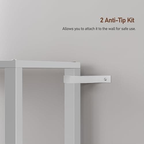 TUTOTAK Bookshelf, 6-Tier Tall Book Shelf, Narrow Bookcase for Small Space, DIY Stackable Bookshelf, for Living Room, Office, Study, Entryway, Industrial, White BS01BW006 thumbnail 9