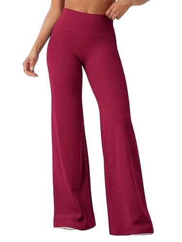 YEOREO Ease Workout Leggings Womens Straight Leggings Eddiy Gym Yoga Pants | 29"/31.5"/33"/35",No Front Seam,High Waist,Buttery,Booty Lifting,Wide Leg - Image 1