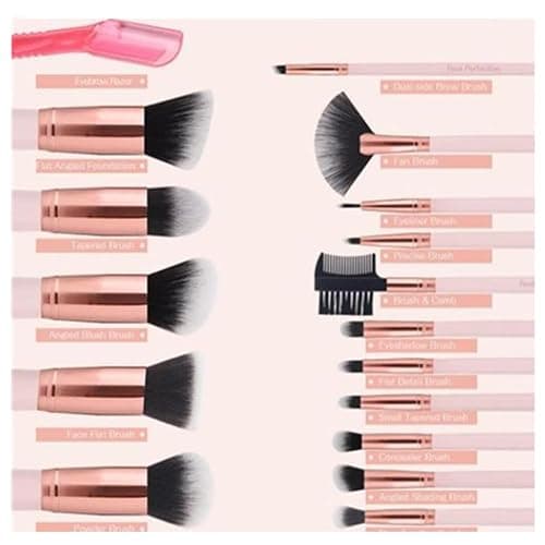 Make up Brushes, CAASFOOY 17 Pcs Professional Makeup Brushes Set Foundation Eyeshadow Blush Brush, Make Up Brushes Set Gifts for Women Christmas Stocking Stuffers for Adults thumbnail 3