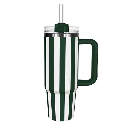 Master Jack 30 OZ Tumbler Classic Retro Stripes Cup | Oasis Cabana Gloss thumbnail 4