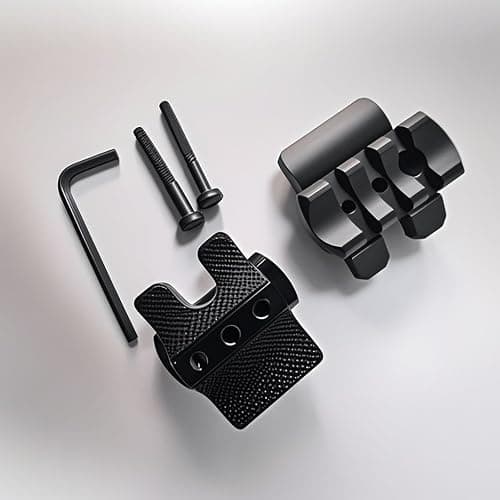 Hidcor Tactical Shotgun Barrel Clamp Mount with Rubber Pads, Picatinny Rail Flashlight Accessories for 12Ga Mossberg 500/590, Maverick 88, Remington 870, SXP Defender and More thumbnail 2