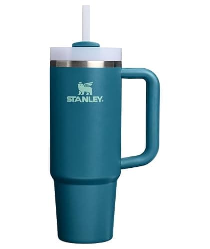 STANLEY Quencher H2.0 Tumbler with Handle and Straw 30 oz | Flowstate 3-Position Lid | Cup Holder Compatible for Travel | Insulated Stainless Steel Cup | BPA-Free | Coastal Teal - Image 1