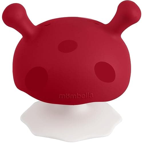 Baby Teething Toys for 3-12 Months+,Silicone Mombella Baby Teether with Suction Base,Soft & Easy to Grasp for Teething Relief,Safe & Comfortable Teether Toys for Sucking Needs,BPA Free - Image 1