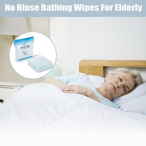 HYGIENJOY-21% Larger,No Rinse Bathing Wipes for Adults-Rinse Free Bath Sponges,Soap Infused,Dry Shower Wipes for Elderly,For Camping,Hiking,GYM,Post Surgery Must Haves, (25 Counts) thumbnail 4