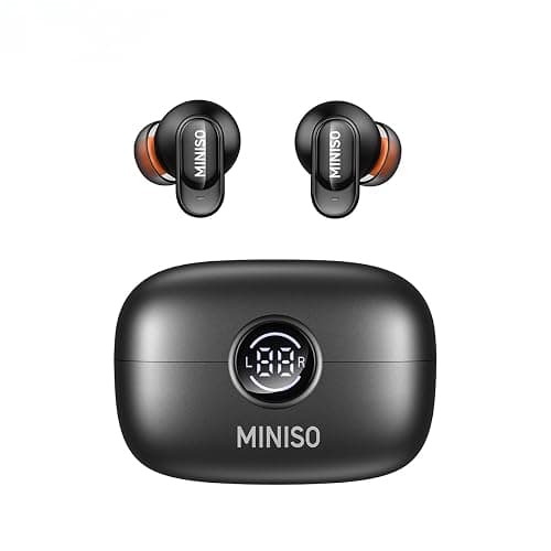 MINISO MS105 AI Translation Earbuds Real Time, Translator Earbuds Support 134 Languages with APP, Bluetooth 6.0 Translator Headphones Compatible with iOS & Android, for Travel Business - Image 1