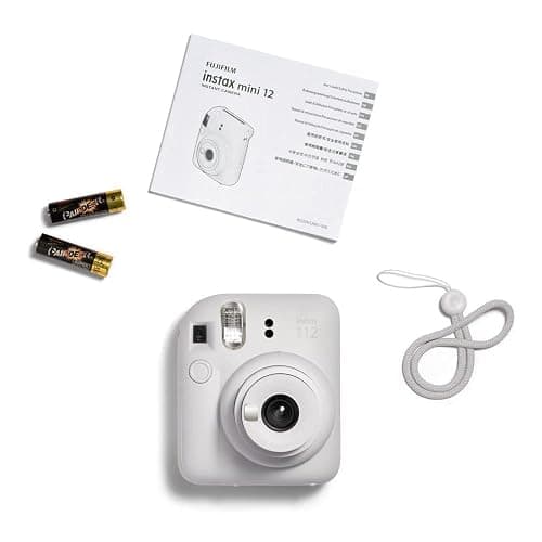 Fujifilm Instax Mini 12 Instant Camera with 40 Shot Film Pack - Clay White thumbnail 6
