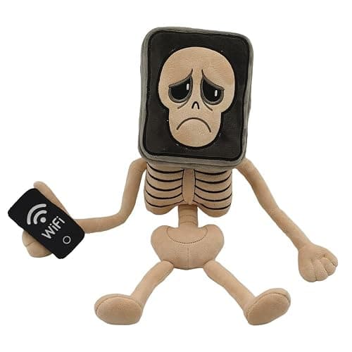 Behcp Brain Pot Hotspot Plush 16inch Halloween Skeleton Decor - Image 1