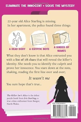 The Killer Isn't Alice: The 46,600 Suspect Murder Mystery Puzzle thumbnail 2