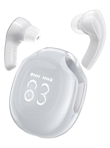 Acefast Earphones TWS T9, Bluetooth 5.3, IPX4 (porcelain white) - Image 1