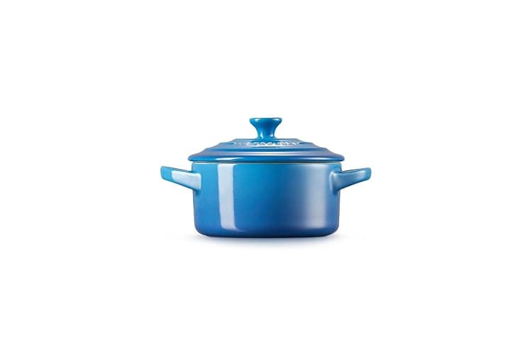 Le Creuset Stoneware Mini Round Cocotte, 8 oz., Marseille thumbnail 6