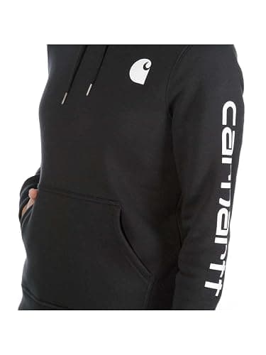 Carhartt Women's Relaxed Fit Midweight Logo Sleeve Graphic Sweatshirt thumbnail 2