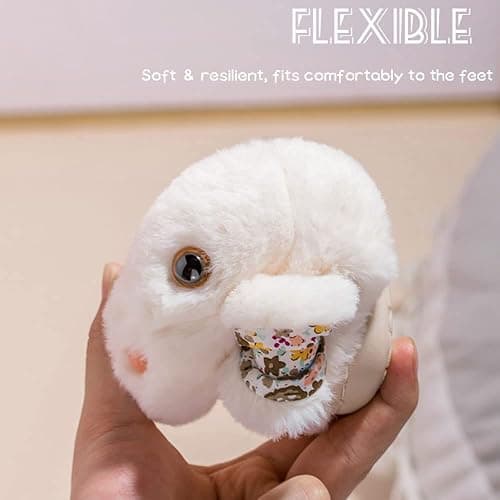 Fadezar Toddler Rabbit Winter Slippers - Soft Plush Indoor Bunny Slippers for Girls & Boys thumbnail 5
