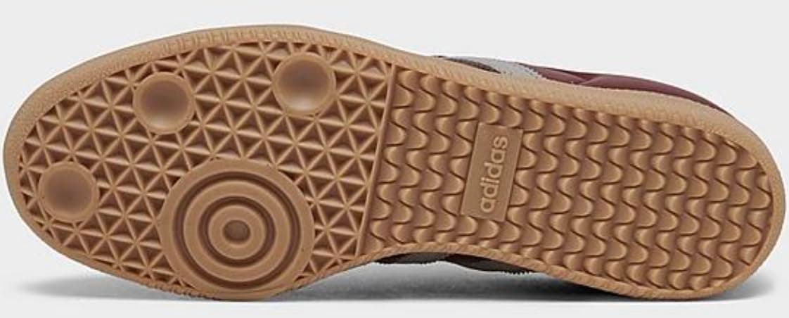 adidas Samba OG Womens Sneaker (Dark Burgundy Gum, 9) thumbnail 2