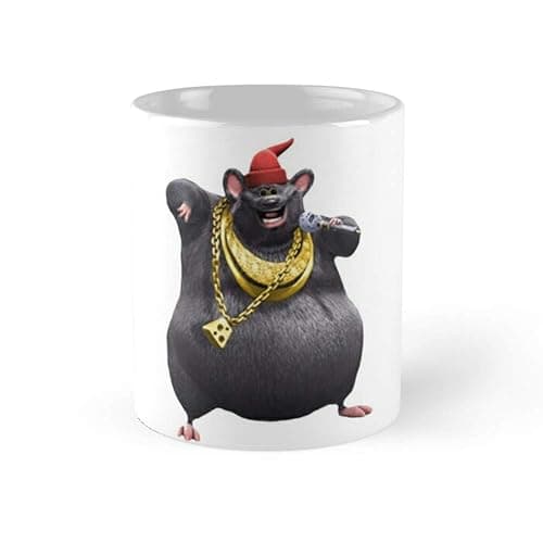 White Mugs Biggie Birthday Cheese Travel Cups Tea Ceramic Coffee Mug 11 Oz Or Gifts for Family Friend Co-Worker Holidays Christmas - Image 1