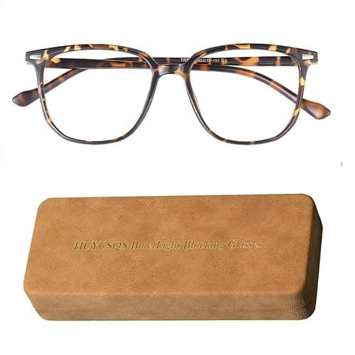 HCYCSQS blaulichtfilter brille Blaulichtbrille ohne Sehstärke Damen Herren Superleichte Anti-Müdigkeit Computerbrille Gaming Schutzbrille Blue Light Blocking Glasses - Image 1