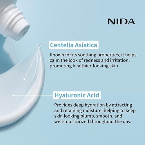 NIDA Youthful Formula™ Ultimate Moisturizing Cream | Centella Asiatica, Niacinamide, Hyaluronic Acid, Collagen | Wrinkles, Fine Lines, Dark Spots, Dry Skin, Redness | 3.38 fl. oz., 100ml (New Formula) thumbnail 4