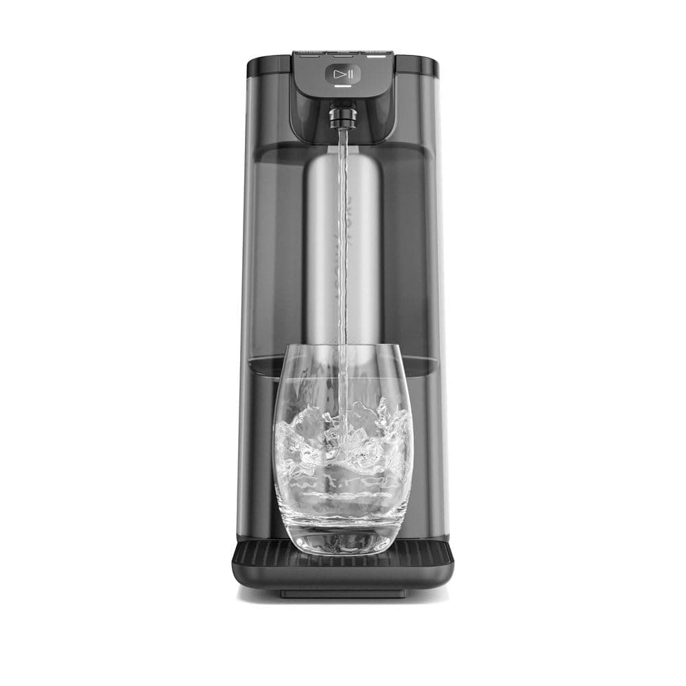 Purificador de Água Gelada Fria e Natural Elétrico Compacto Eletronico placa Electrolux Filtro refil 6 meses ou 3000l Painel Touch Bivolt Grafite PE12G thumbnail 2
