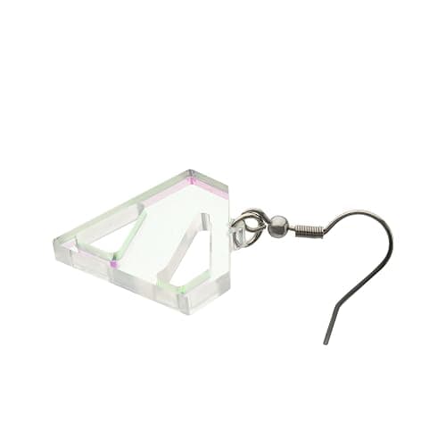 Superman Iridescent Transparent Earrings – Ice Fortress Inspired Collectible Jewelry thumbnail 3