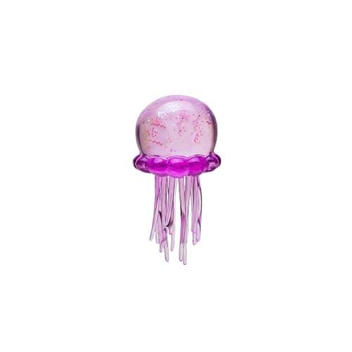Jellyfish Squishy, Jellyfish Design Squeeze Stress Ball,Fidget Stress Ball, Ice Squeeze Cube-Drop Malt Sugar Balls Sensory for Anxiety Stress Party Favors (Blue) thumbnail 6