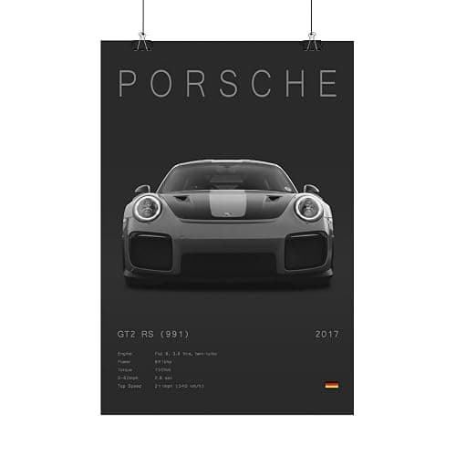 Super Car Poster for Boys Room,Racing Car Canvas Wall Art for Home Decor,Man Cave,Office Dorm Decoration Perfect for Birthday Party Gifts 3 thumbnail 5