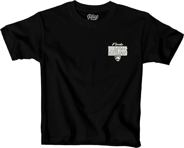 Blue 84 NHL Unisex Kids NHL Officially Licensed Youth T-Shirt Pop Echo Black thumbnail 4