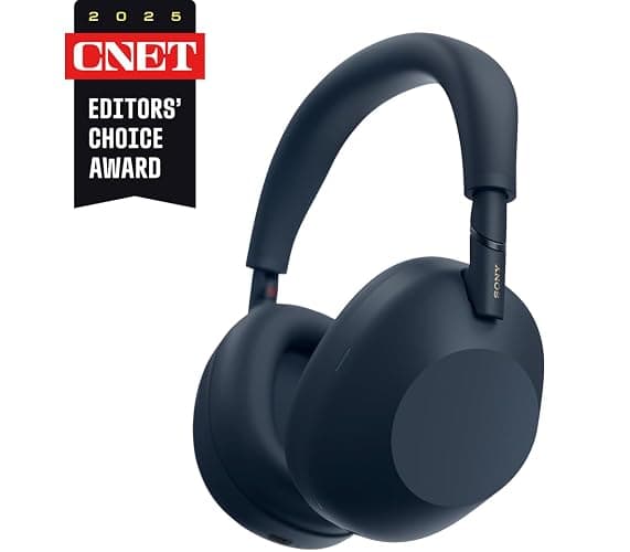 Sony WH-1000XM6 The Best Noise Canceling Wireless Headphones, HD NC Processor QN3, 12 Microphones, Adaptive NC Optimizer, Mastered by Engineers, Studio-Quality, 30-Hour Battery, Midnight Blue thumbnail 6