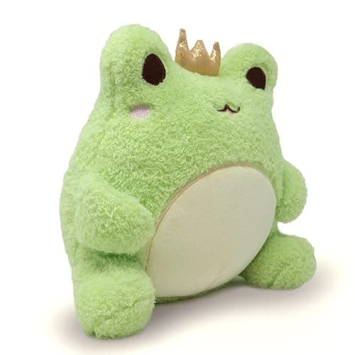 Cuddle Barn PlushGoals - Wawa The Prince Super Soft Cute Kawaii Froggie Collectible Stuffed Animal Plush Toy, 9 inches thumbnail 5