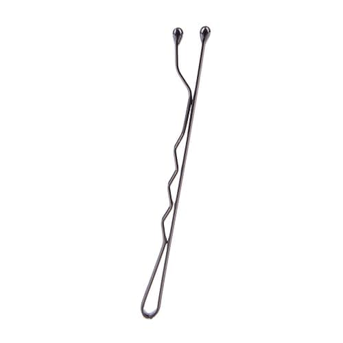 Amazon Basics No Slip Bobby Pins, 48 count, Black High, Gloss Bobby Pins for Pain Free, Comfortable, All-Day Styling and UpDos. For All Hair Types thumbnail 4