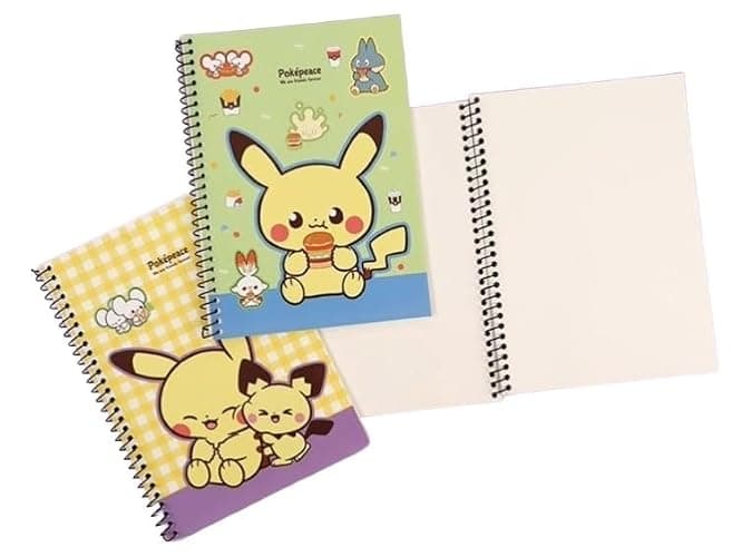 Pikachu 3 Pack 6 x 8 Inches Mini Unlined Blank Spiral Notebook, 30 Sheets Per Notebook thumbnail 5