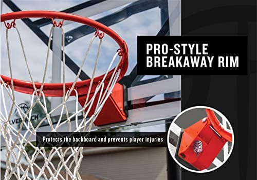 Silverback NXT 54" and NXT 60" In-Ground Basketball Hoops with Adjustable-Height Basketball Goal Backboard and QuickPlay Design thumbnail 5