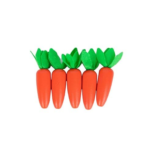 Adena Montessori 3 for 1 Wooden Montessori Play Kit Baby Toys,includes Matchstick Color Drop Game,Carrot Harvest Game and Coin Box,Learning Toy for Kid 1,2,3 Year Old,Girl Boy Gift for Baby 6-12 Month thumbnail 8