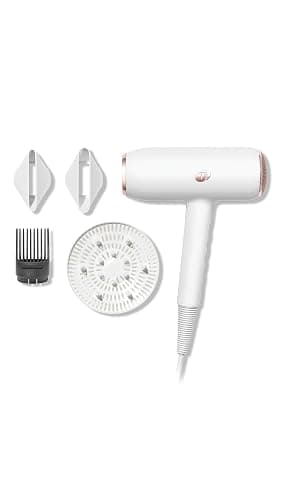 T3 Featherweight StyleMax Professional Ionic Hair Dryer with Custom Heat Automation & 4 Attachments,Fast Drying,Lightweight with 5 Heat & 3 Speed Settings,2 Concentrators,Diffuser & Smoothing Comb - Image 1
